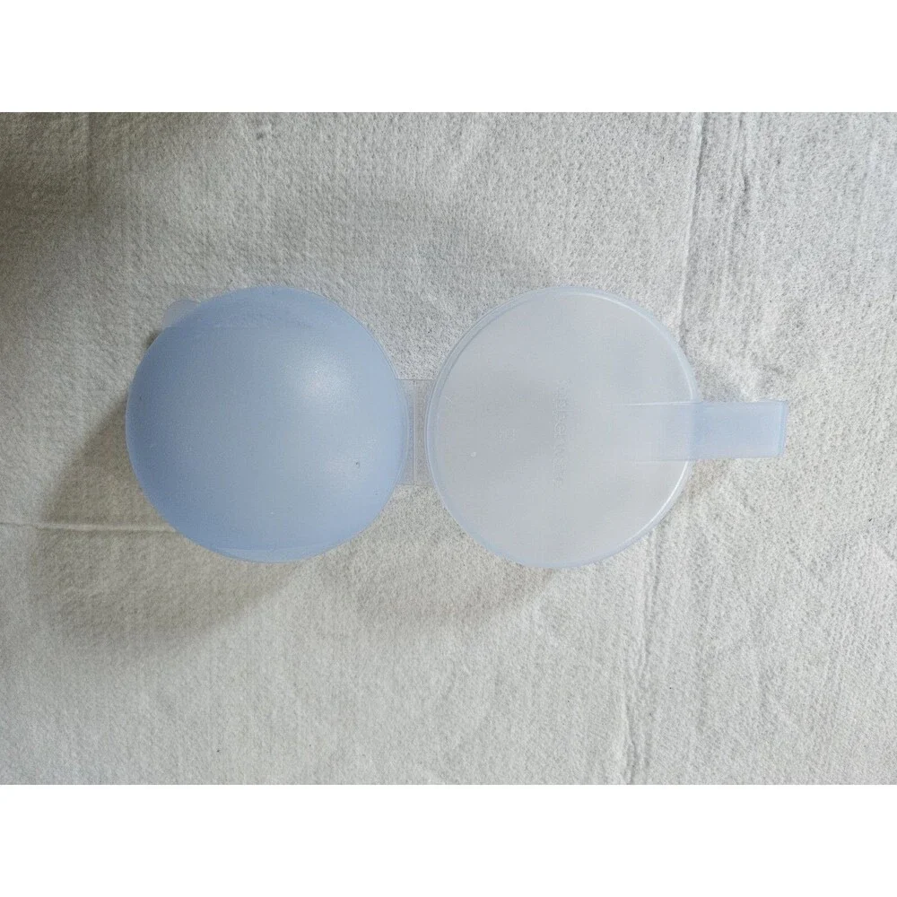 Tupperware Forget Me Not 4201B Onion / Tomato Keeper Light Blue
